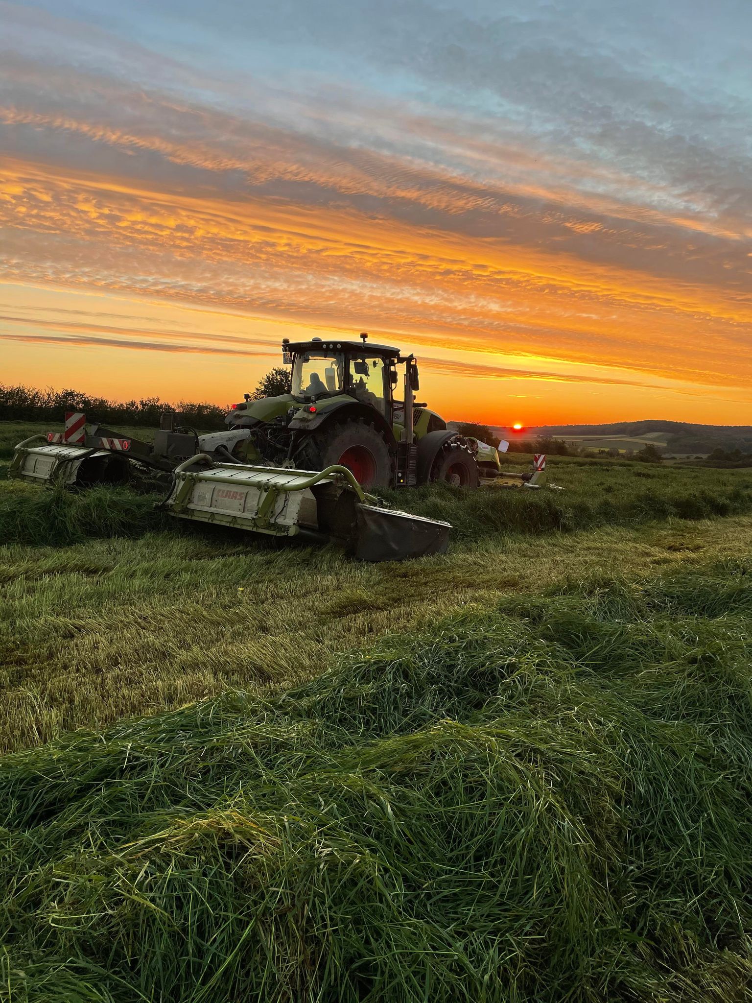 Travaux agricoles à Sarreguemines